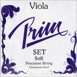 Prim Chromium Steel Viola Strings Set - Soft