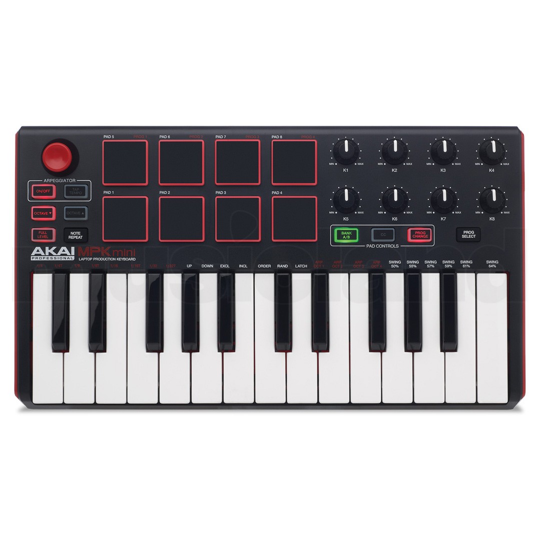 Akai MPK Mini MkII USB - MIDI Pad & Keyboard Controller 25 Keys