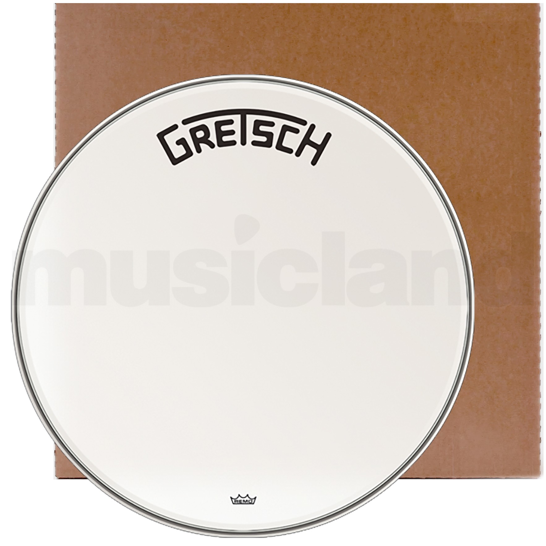 Gretsch GRDHCW22B 22 Broadkaster Logo Bass Drum Head Coated