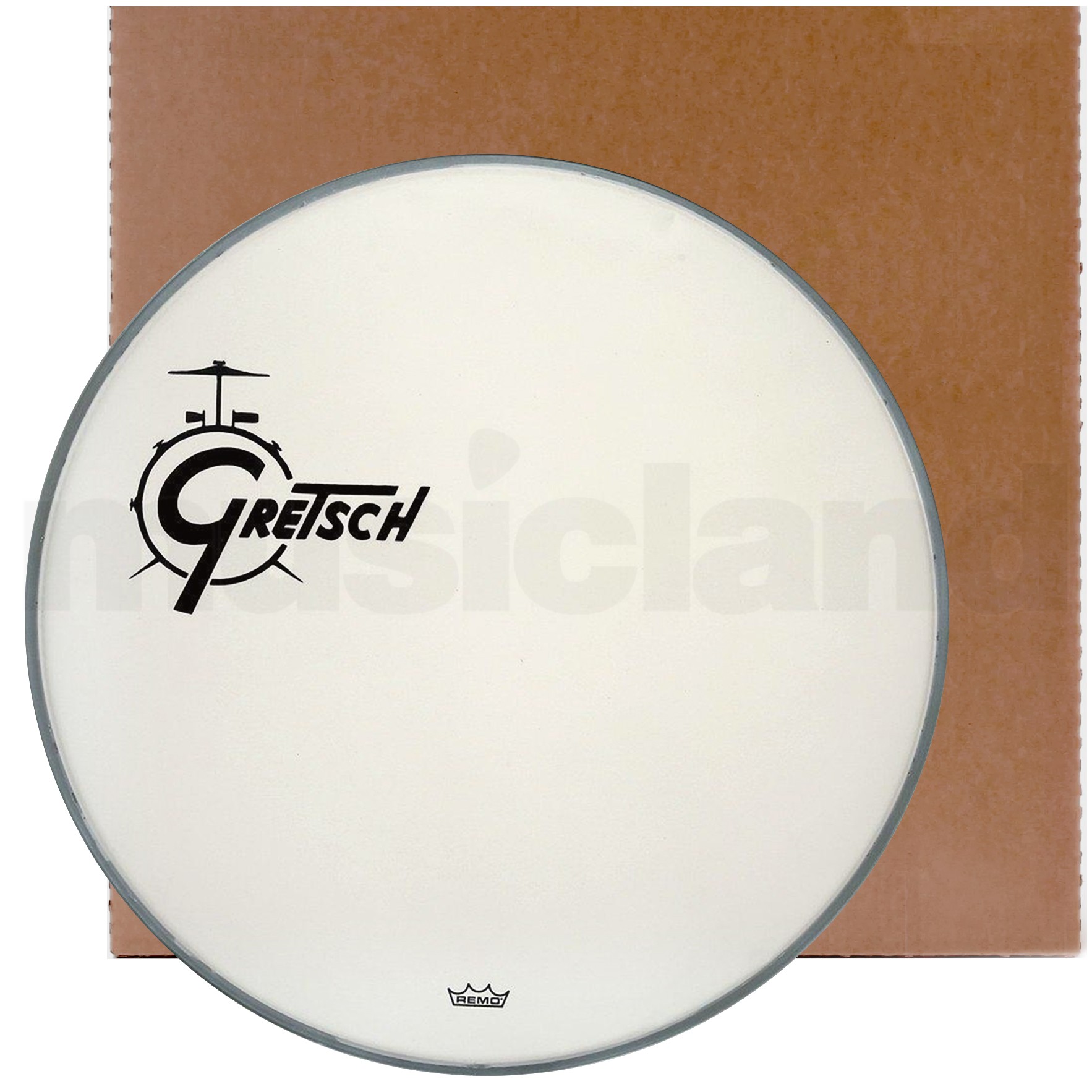 Gretsch GRDHCW24O 24 Offset Logo Bass Drum Head Coated