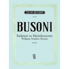 Busoni - Mozart Kadenzen Band III N.8579