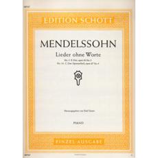 Mendelssohn - Songs Without Words Op.30/3