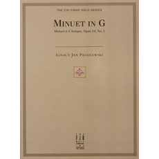 Paderewski -  Menuet  In G Op.14 N 1