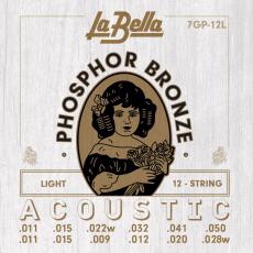 La Bella 7GP-12L 12-string Phosphor Bronze - 11-50
