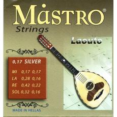 Mastro Cretan Lute Set, Silver Plated - 017, Loop End