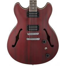 Ibanez AS53 - Transparent Red Flat