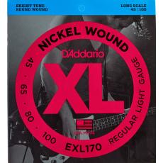 Daddario EXL170 Nickel Wound, Long Scale - 45-100
