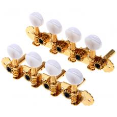 Fire&Stone Tuning Machines - Oval Pearl Buttons, Gold