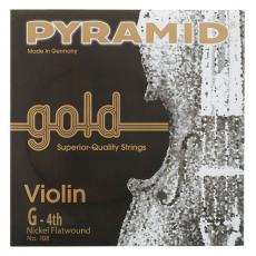 Pyramid 108/104 Gold Violin String - G, 4/4