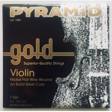 Pyramid 108/100 Gold Violin Set - 4/4