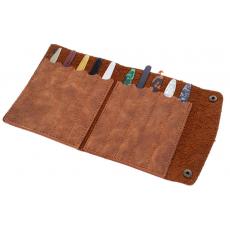 Musicland Leather Pick Holder - Brown