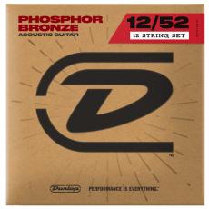 Dunlop DAP1252J Phosphor Bronze 12 String Set - 12-52