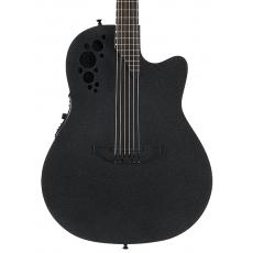 Ovation Pro Series Elite 1868TX-5-G The Mod TX Collection Super Shallow - Black Textured