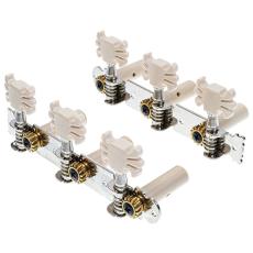 Fire&Stone Tuning Machines - Cream Butterfly Buttons, Chrome