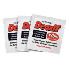 CAIG DeoxIT D1W wipes with 100% solution - 50-pack