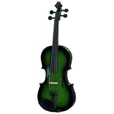 Harley Benton 800 Series Acoustic-Electric Violin - 4/4, Green Burst