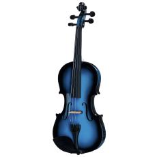 Harley Benton 800 Series Acoustic-Electric Violin - 4/4, Sky BlueBurst