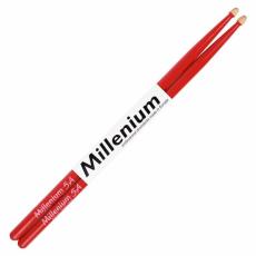 Millenium H5A Colour Hickory Sticks - Red