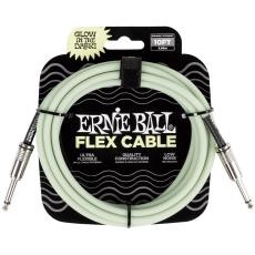 Ernie Ball 6436 Flex Straight/Straight Mono - Glow in the Dark, 3m