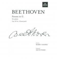 ABRSM Beethoven - Sonata in G, Op. 49 No. 2 (Sonate Facile)