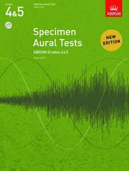ABRSM - Specimen Aural Tests , Grades 4-5 (+ 2 CDs)