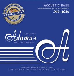 Adamas 5300NU-M Nuova Coated Acoustic Bass - 45-105 