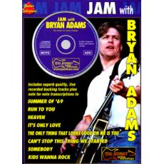 Adams Bryan -Jam with...Βιβλίο+CD