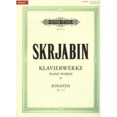 Alexander Scriabin - Klavierwerke V / Sonaten Nr. 1-5 / Εκδόσεις Peters