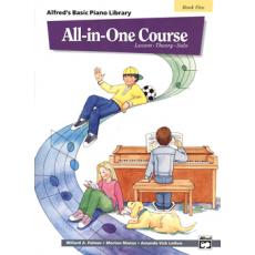 Alfred's Basic Piano Library-All In One Course-Book 5