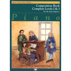 Alfred's Basic Piano Library-Composition Book Level 2 & 3