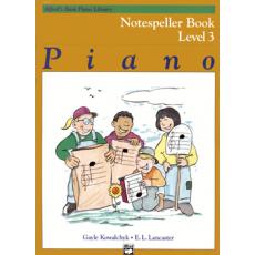 Alfred's Basic Piano Library - Notespeller Book Level 3