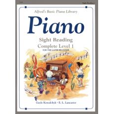 Alfred's Basic Piano Library-Sight Reading Complete Level 1