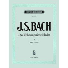 BACH J.S. Das Wohltemperierte No.2 / Εκδόσεις Breitkopf 