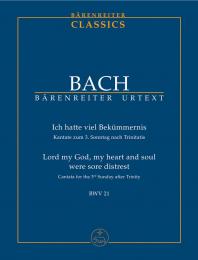 Bach - Lord my God, my heart and soul were sore distrest BWV 21 (Pocket Score)