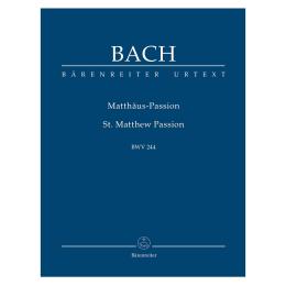 Bach - St. Matthew Passion BWV 244 (Urtext-Study Score)