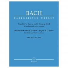 Bach - Two Sonatas and a Fugue for Violin & Basso Continuo