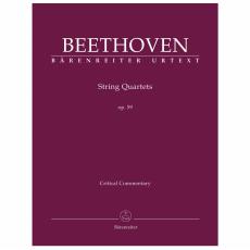 Beethoven - String Quartets Op.59 Critical Commentary