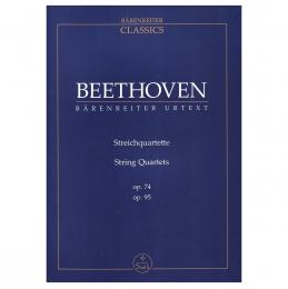Beethoven - String Quartets Op.74, Op.95 (Pocket Score)