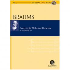 Brahms - Concerto In D Major Οp.77 Sc/Cd