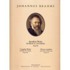 Brahms - Klavierwerke III