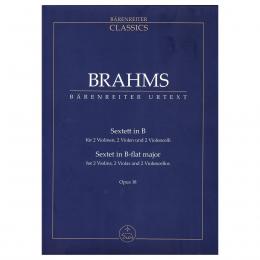 Brahms - Sextet In Bb Major Op.18 (Pocket Score)