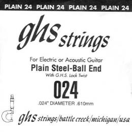 GHS 024 - Plain Steel, Ball End