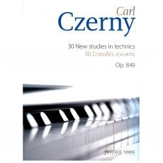 Czerny Carl - 30 Ασκήσεις Δεξιοτεχνίας Op.849