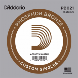 Daddario PB021 Phosphor Bronze - .021