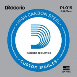 Daddario PL019 Plain Steel - .019
