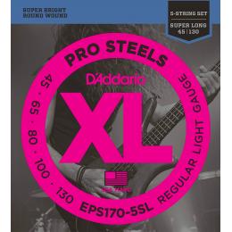 Daddario EPS170-5SL ProSteels, 5-string, Super Long Scale - 45-130