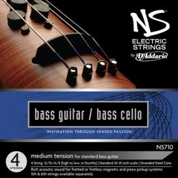 Daddario NS710 Electric Bass/Cello Set, 4/4 - Medium Tension