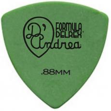 dAndrea RFL346 Delrex Rounded Triangle - Green, 0.88mm