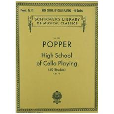 David Popper - High School Of Cello Playing Opus. 73