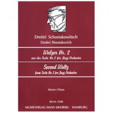 Dmitri Schostakowitsch - Walzer Nr. 2 aus der Suite Nr. 2 für Jazz-Orchester (Second Waltz) für Klav